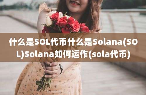 什么是SOL代币什么是Solana(SOL)Solana如何运作(sola代币)