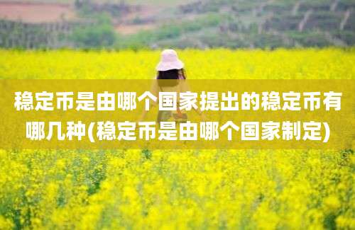 稳定币是由哪个国家提出的稳定币有哪几种(稳定币是由哪个国家制定)