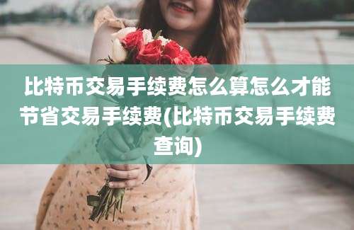 比特币交易手续费怎么算怎么才能节省交易手续费(比特币交易手续费查询)