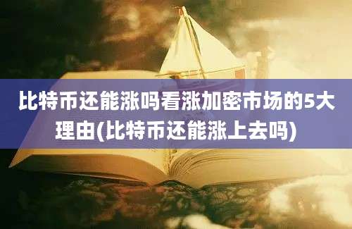 比特币还能涨吗看涨加密市场的5大理由(比特币还能涨上去吗)