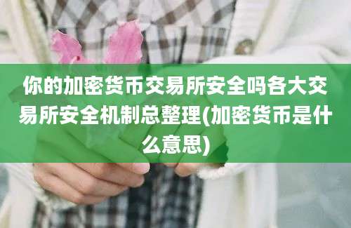 你的加密货币交易所安全吗各大交易所安全机制总整理(加密货币是什么意思)