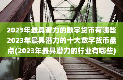 2023年最具潜力的数字货币有哪些2023年最具潜力的十大数字货币盘点(2023年最具潜力的行业有哪些)