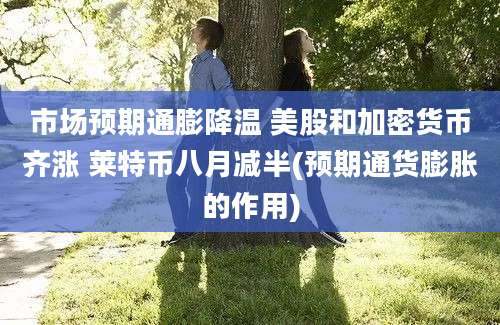 市场预期通膨降温 美股和加密货币齐涨 莱特币八月减半(预期通货膨胀的作用)