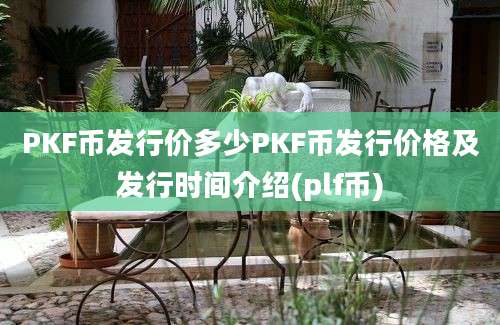 PKF币发行价多少PKF币发行价格及发行时间介绍(plf币)