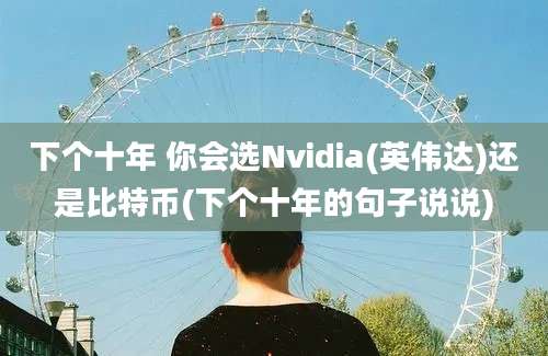 下个十年 你会选Nvidia(英伟达)还是比特币(下个十年的句子说说)