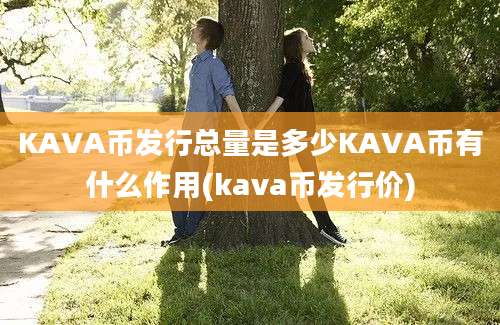 KAVA币发行总量是多少KAVA币有什么作用(kava币发行价)