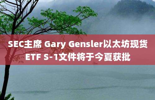 SEC主席 Gary Gensler以太坊现货ETF S-1文件将于今夏获批