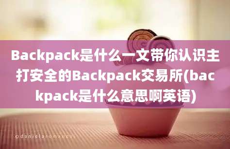Backpack是什么一文带你认识主打安全的Backpack交易所(backpack是什么意思啊英语)