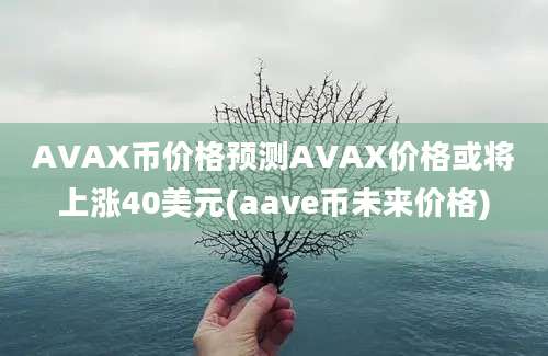 AVAX币价格预测AVAX价格或将上涨40美元(aave币未来价格)