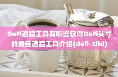 DeFi追踪工具有哪些获得DeFi头寸的最佳追踪工具介绍(defi-zild)